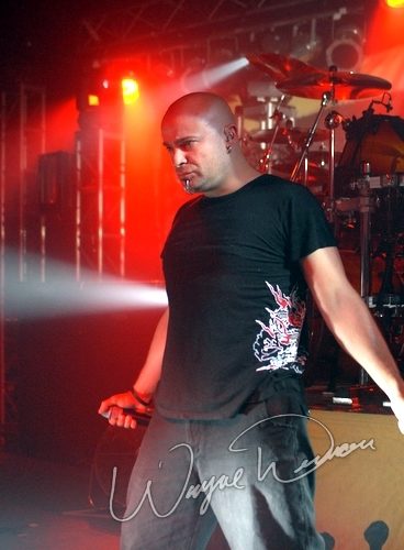 Disturbed at Jillian's Louisville, KY on February 23, 2006 &mdash; concert photo by Wayne Dennon