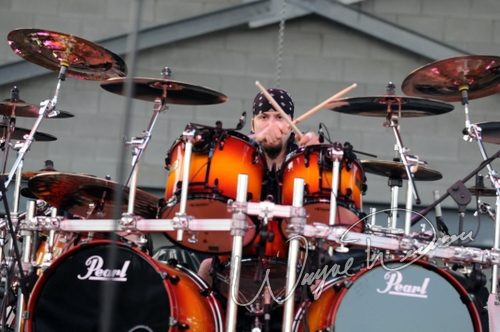 Disturbed at Columbus Crew Stadium Columbus, OH on May 17, 2008 &mdash; concert photo by Wayne Dennon