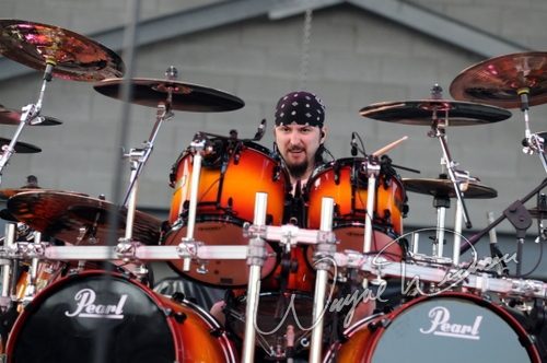 Disturbed at Columbus Crew Stadium Columbus, OH on May 17, 2008 &mdash; concert photo by Wayne Dennon