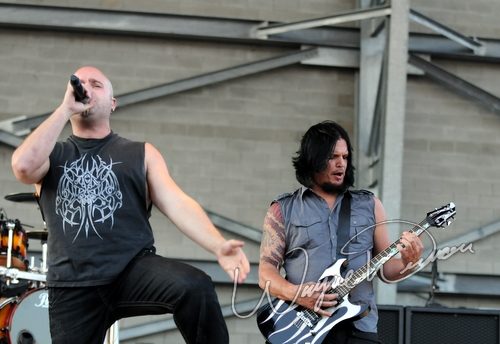 Disturbed at Columbus Crew Stadium Columbus, OH on May 17, 2008 &mdash; concert photo by Wayne Dennon