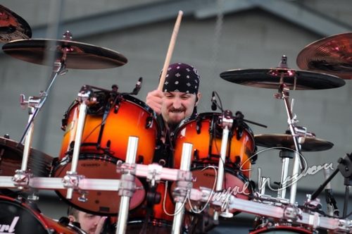 Disturbed at Columbus Crew Stadium Columbus, OH on May 17, 2008 &mdash; concert photo by Wayne Dennon