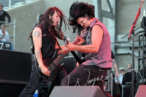 Disturbed at Columbus Crew Stadium Columbus, OH on May 17, 2008 &mdash; concert photo by Wayne Dennon
