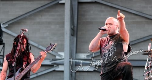 Disturbed at Columbus Crew Stadium Columbus, OH on May 17, 2008 &mdash; concert photo by Wayne Dennon