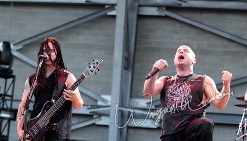 Disturbed at Columbus Crew Stadium Columbus, OH on May 17, 2008 &mdash; concert photo by Wayne Dennon