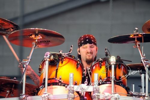 Disturbed at Columbus Crew Stadium Columbus, OH on May 17, 2008 &mdash; concert photo by Wayne Dennon
