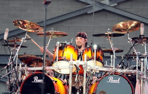 Disturbed at Columbus Crew Stadium Columbus, OH on May 17, 2008 &mdash; concert photo by Wayne Dennon