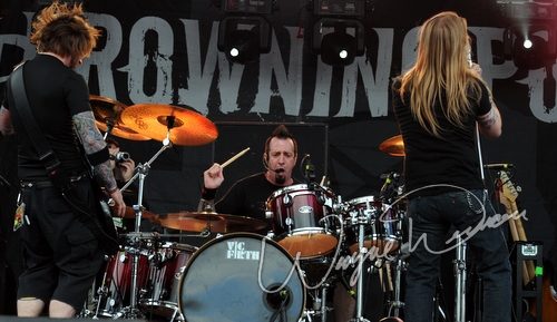 Drowning Pool at Columbus Crew Stadium Columbus, OH on May 18, 2008 &mdash; concert photo by Wayne Dennon