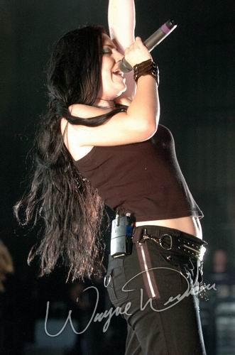 Evanescence at Riverbend Music Center Cincinnati, OH on August 2, 2004 &mdash; concert photo by Wayne Dennon