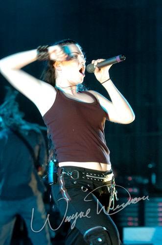 Evanescence at Riverbend Music Center Cincinnati, OH on August 2, 2004 &mdash; concert photo by Wayne Dennon