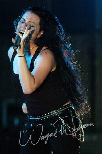 Evanescence at Riverbend Music Center Cincinnati, OH on August 2, 2004 &mdash; concert photo by Wayne Dennon