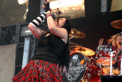 Evanescence at Verizon Wireless Music Center Noblesville, IN on August 10, 2007 &mdash; concert photo by Wayne Dennon