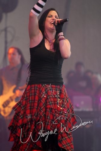 Evanescence at Verizon Wireless Music Center Noblesville, IN on August 10, 2007 &mdash; concert photo by Wayne Dennon