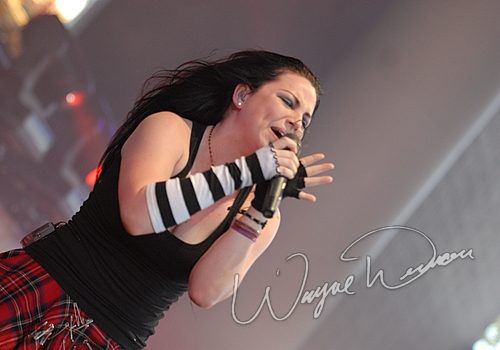 Evanescence at Verizon Wireless Music Center Noblesville, IN on August 10, 2007 &mdash; concert photo by Wayne Dennon