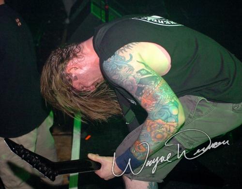 Fear Factory at Expo Five Louisville, KY on December 18, 2004 &mdash; concert photo by Wayne Dennon