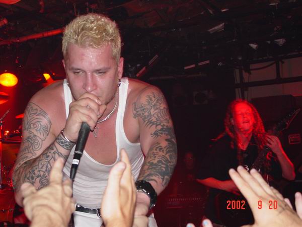 Flaw at Alrosa Villa Columbus, OH on September 20, 2002 &mdash; concert photo by Wayne Dennon