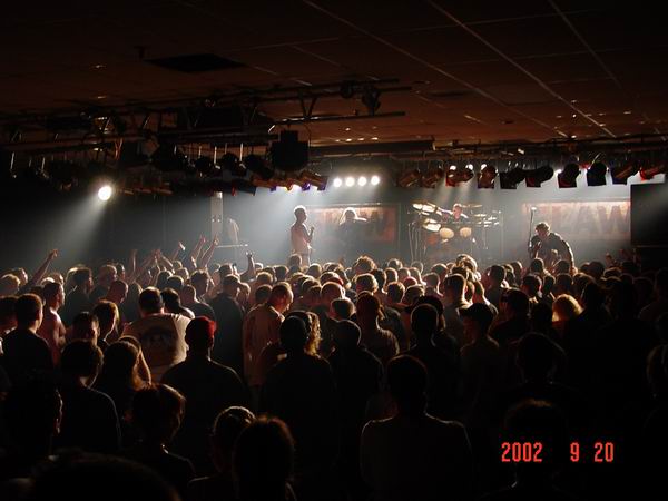 Flaw at Alrosa Villa Columbus, OH on September 20, 2002 &mdash; concert photo by Wayne Dennon