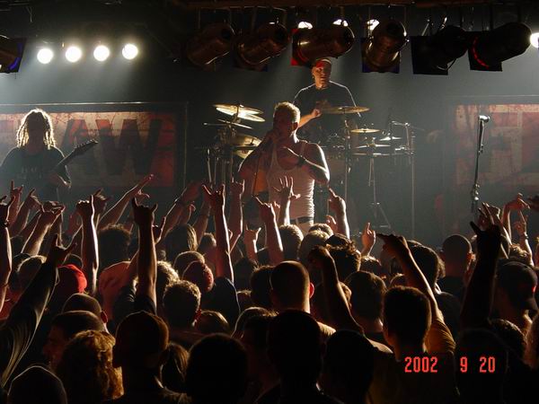 Flaw at Alrosa Villa Columbus, OH on September 20, 2002 &mdash; concert photo by Wayne Dennon