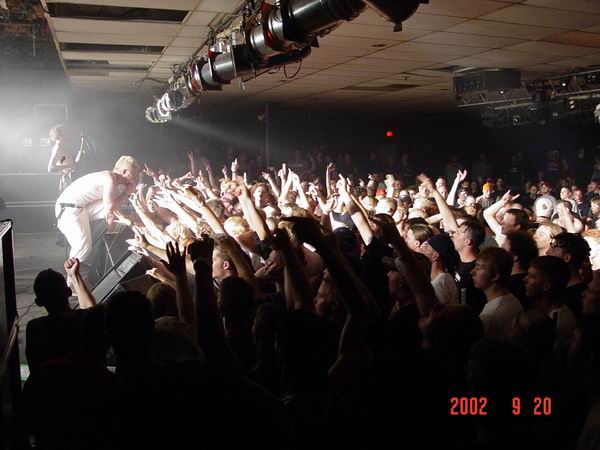 Flaw at Alrosa Villa Columbus, OH on September 20, 2002 &mdash; concert photo by Wayne Dennon