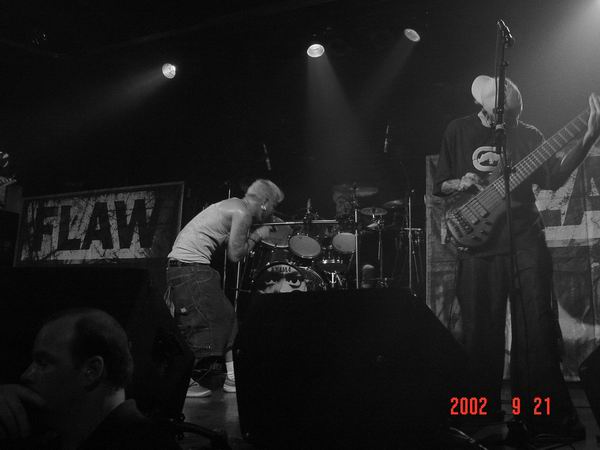 Flaw at Metropol Pittsburgh, PA on September 21, 2002 &mdash; concert photo by Wayne Dennon