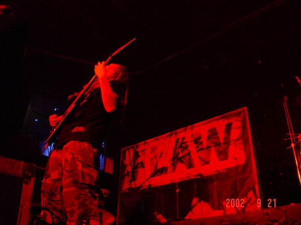 Flaw at Metropol Pittsburgh, PA on September 21, 2002 &mdash; concert photo by Wayne Dennon
