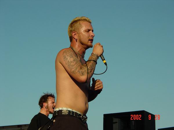 Flaw at Waterfront Park Louisville, KY on September 29, 2002 &mdash; concert photo by Wayne Dennon