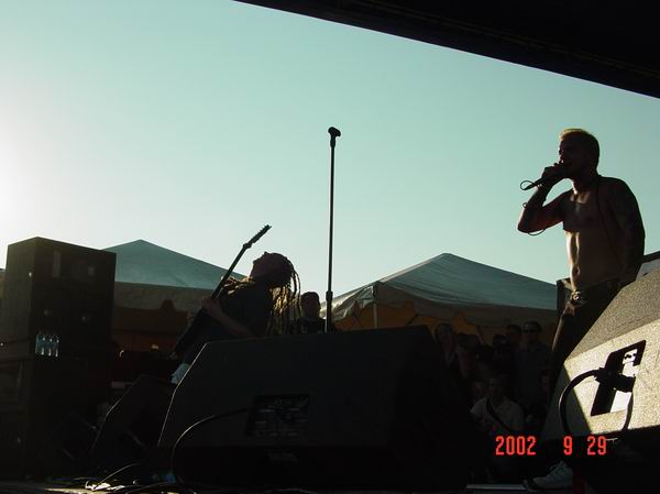 Flaw at Waterfront Park Louisville, KY on September 29, 2002 &mdash; concert photo by Wayne Dennon