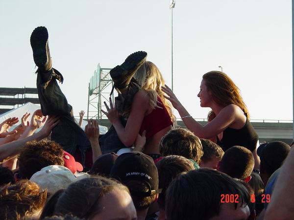 Flaw at Waterfront Park Louisville, KY on September 29, 2002 &mdash; concert photo by Wayne Dennon