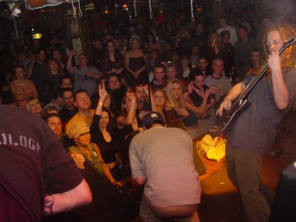 Flaw at Phoenix Hill Tavern Louisville, KY on December 31, 2002 &mdash; concert photo by Wayne Dennon