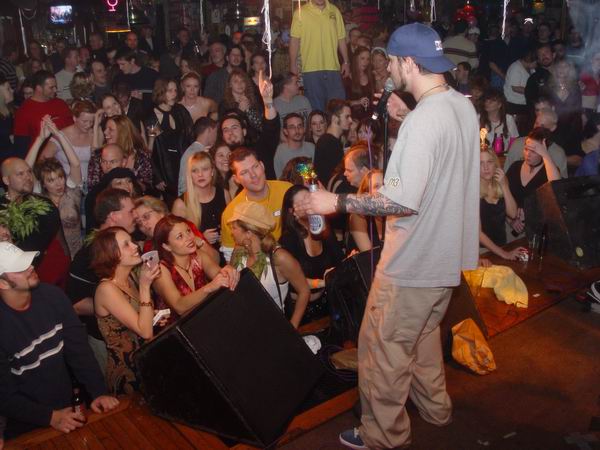 Flaw at Phoenix Hill Tavern Louisville, KY on December 31, 2002 &mdash; concert photo by Wayne Dennon