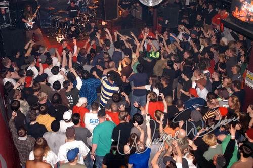 Flaw at Inferno Bar Murfreesboro, TN on March 17, 2004 &mdash; concert photo by Wayne Dennon