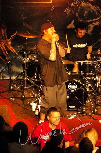 Flaw at Inferno Bar Murfreesboro, TN on March 17, 2004 &mdash; concert photo by Wayne Dennon