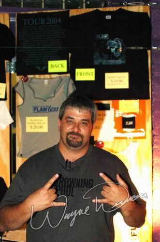 Flaw at Blue Cat's Knoxville, TN on July 14, 2004 &mdash; concert photo by Wayne Dennon