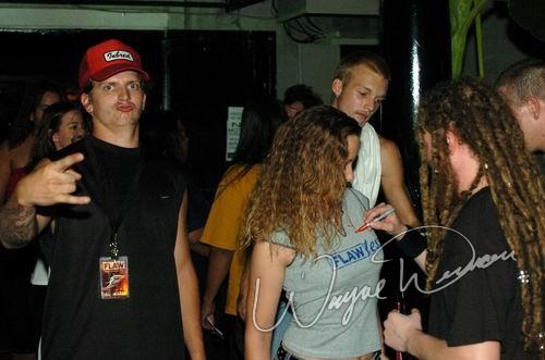 Flaw at Blue Cat's Knoxville, TN on July 14, 2004 &mdash; concert photo by Wayne Dennon