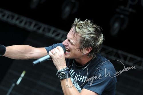 Fuel at Catch the Fever festival grounds Pryor, OK on May 29, 2010 &mdash; concert photo by Wayne Dennon