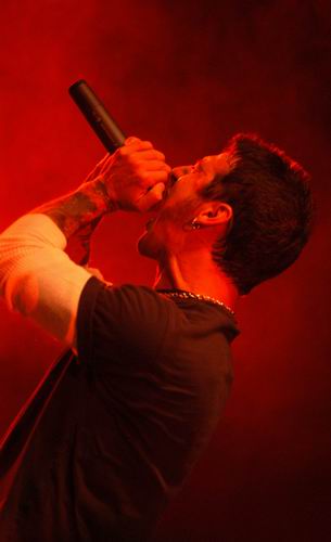 Godsmack at Tower City Ampitheater Cleveland, OH on September 15, 2003 &mdash; concert photo by Wayne Dennon
