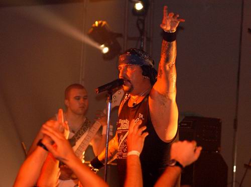 Great White at CC's Showcase Middletown, OH on September 6, 2003 &mdash; concert photo by Wayne Dennon