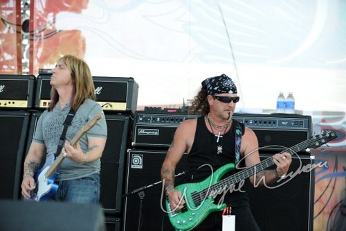 Great White at Rock the Bayou grounds Houston, TX on August 30, 2008 &mdash; concert photo by Wayne Dennon