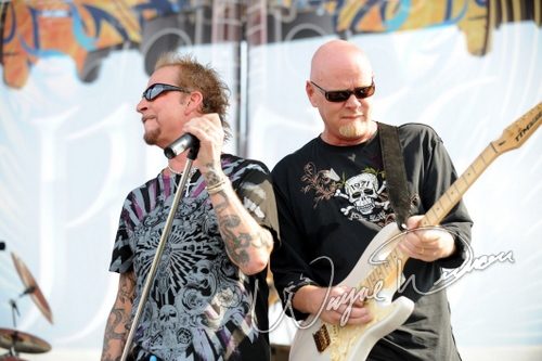 Great White at Rock the Bayou grounds Houston, TX on August 30, 2008 &mdash; concert photo by Wayne Dennon