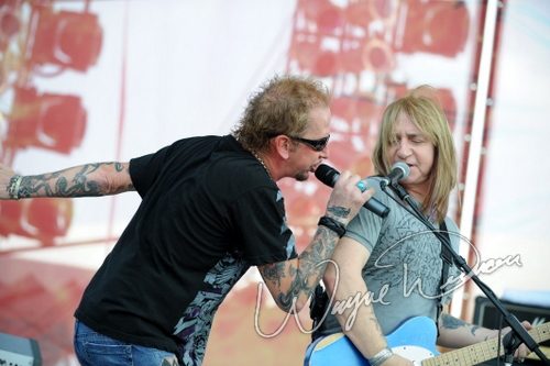 Great White at Rock the Bayou grounds Houston, TX on August 30, 2008 &mdash; concert photo by Wayne Dennon