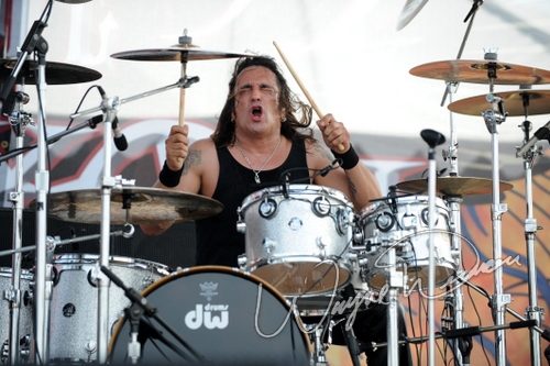 Great White at Rock the Bayou grounds Houston, TX on August 30, 2008 &mdash; concert photo by Wayne Dennon