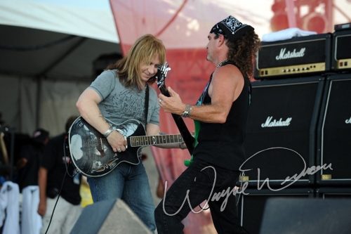 Great White at Rock the Bayou grounds Houston, TX on August 30, 2008 &mdash; concert photo by Wayne Dennon