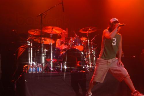 Hoobastank at Freedom Hall Louisville, KY on June 6, 2003 &mdash; concert photo by Wayne Dennon