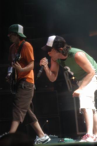 Hoobastank at Freedom Hall Louisville, KY on June 6, 2003 &mdash; concert photo by Wayne Dennon