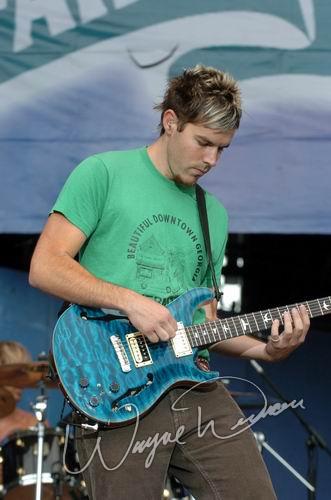 Hoobastank at Rolling Rock Town Fair Latrobe, PA on July 31, 2004 &mdash; concert photo by Wayne Dennon
