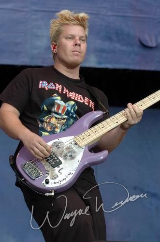 Hoobastank at Rolling Rock Town Fair Latrobe, PA on July 31, 2004 &mdash; concert photo by Wayne Dennon