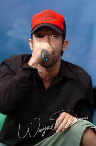 Hoobastank at Rolling Rock Town Fair Latrobe, PA on July 31, 2004 &mdash; concert photo by Wayne Dennon