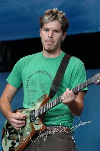 Hoobastank at Rolling Rock Town Fair Latrobe, PA on July 31, 2004 &mdash; concert photo by Wayne Dennon