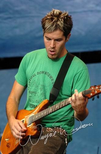 Hoobastank at Rolling Rock Town Fair Latrobe, PA on July 31, 2004 &mdash; concert photo by Wayne Dennon