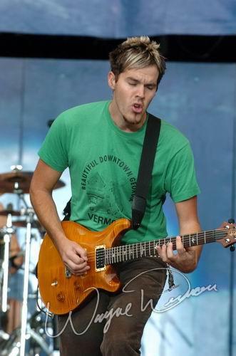 Hoobastank at Rolling Rock Town Fair Latrobe, PA on July 31, 2004 &mdash; concert photo by Wayne Dennon