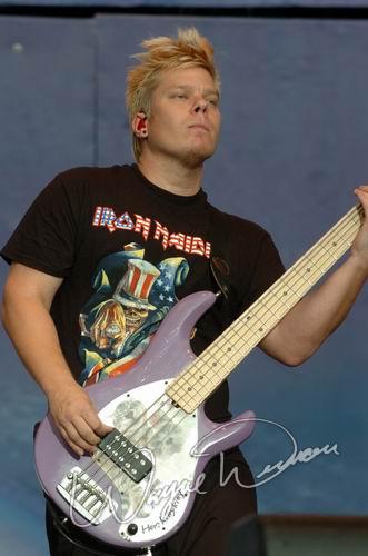 Hoobastank at Rolling Rock Town Fair Latrobe, PA on July 31, 2004 &mdash; concert photo by Wayne Dennon
